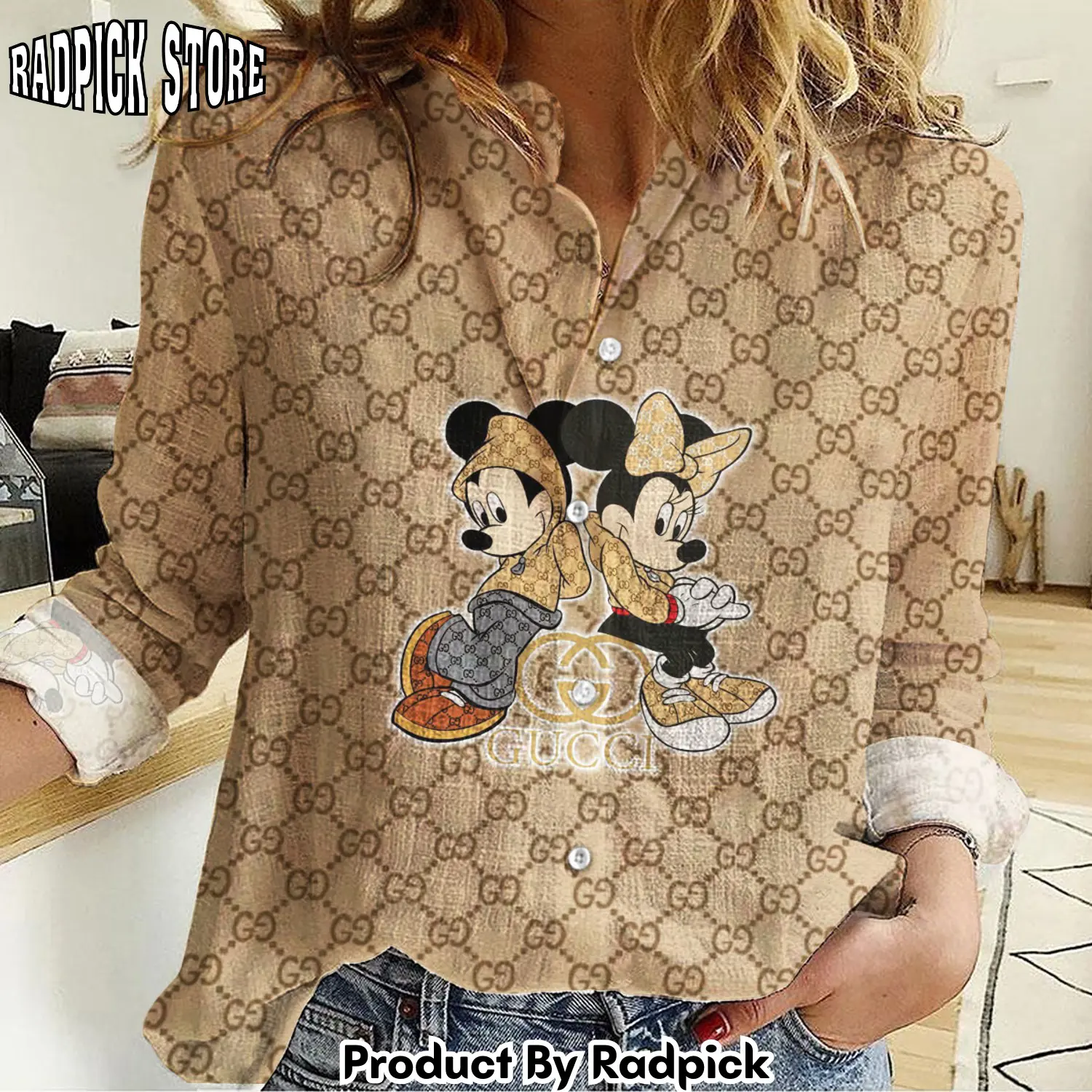 Radpick premium gucci monogram shirt rp662329